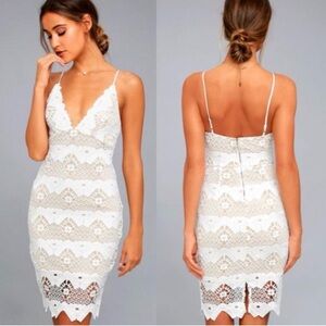 🤍Lulus White Knit Dress🤍
